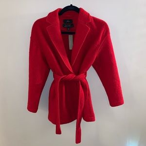 COPY - J.Crew Camille Short Wrap Coat Italian Boiled Wool